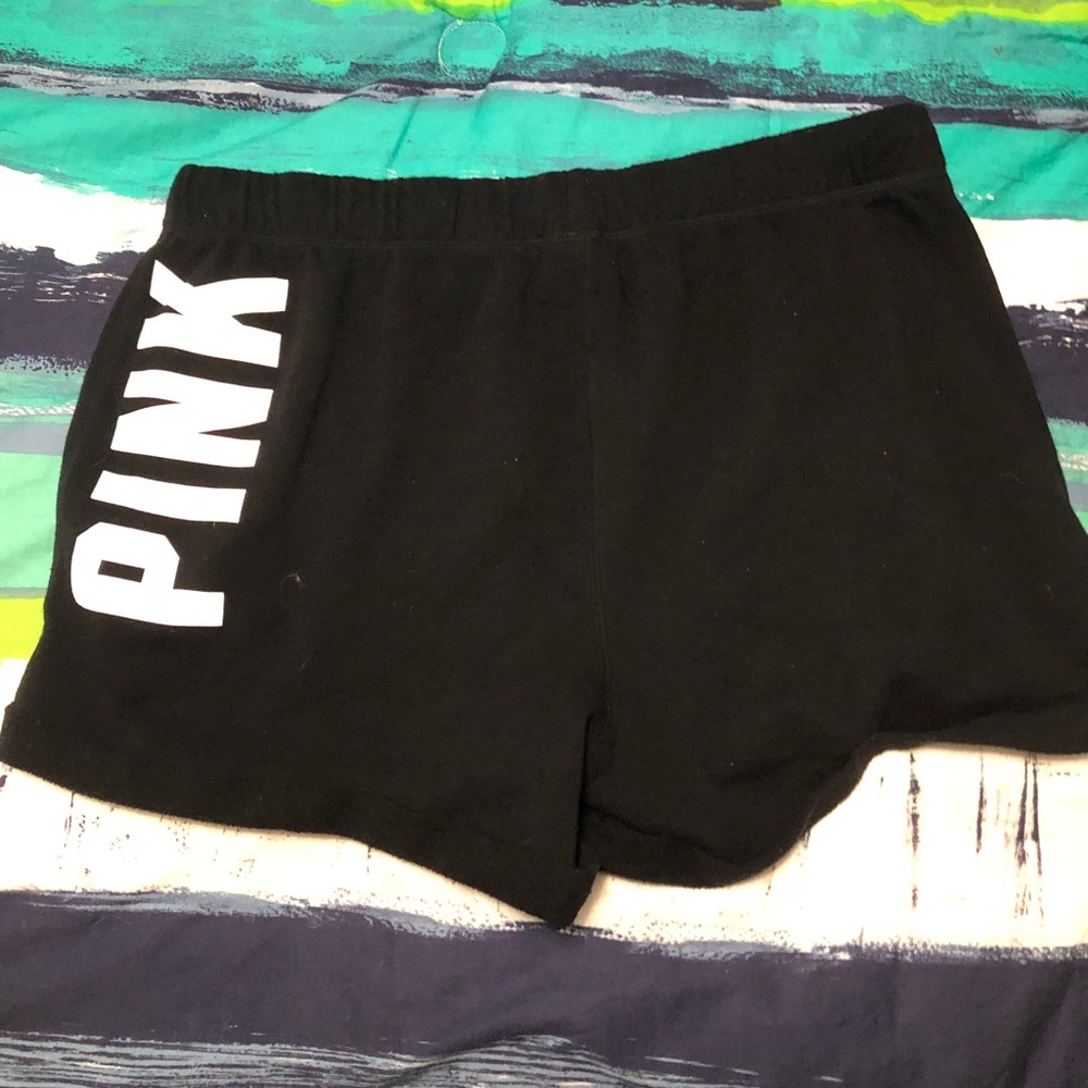 VS Pink Shorts Large sweatpants material